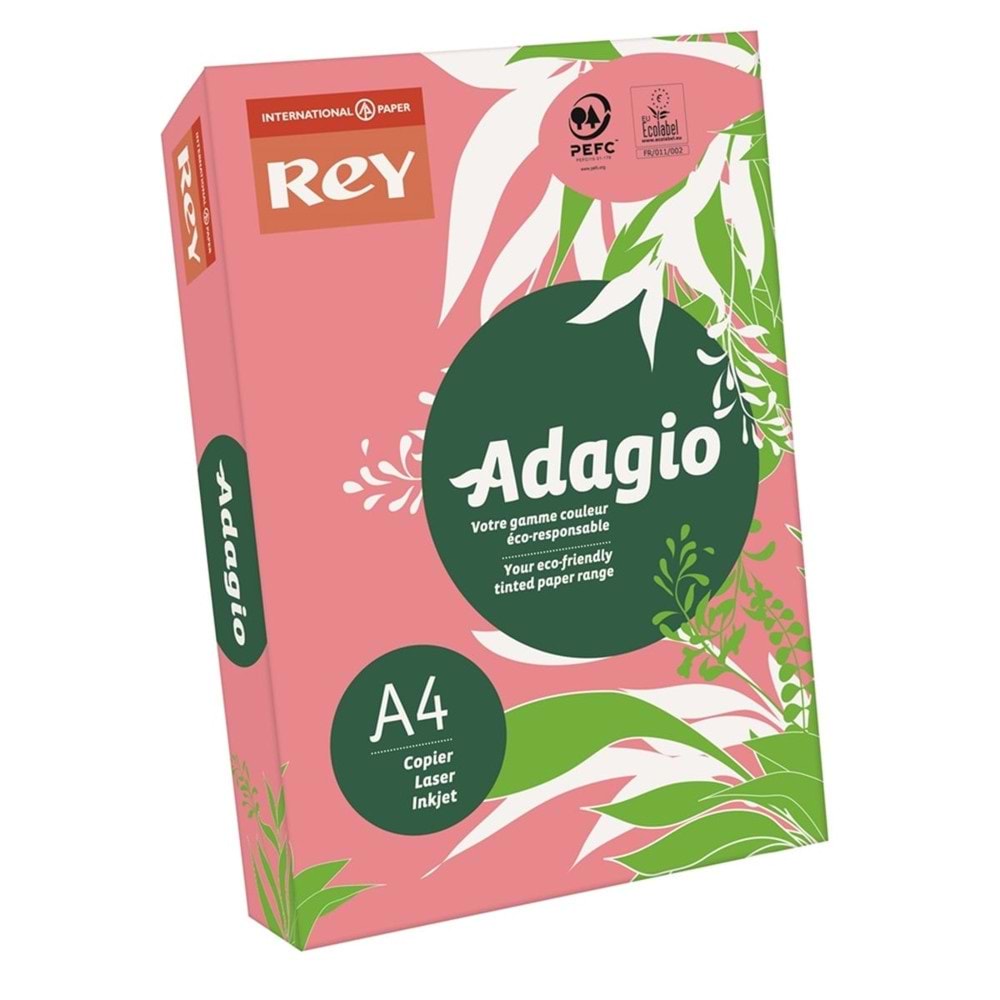 Rey Adagio A4 80 Gr Renkli Fotokopi Kağıdı Pembe