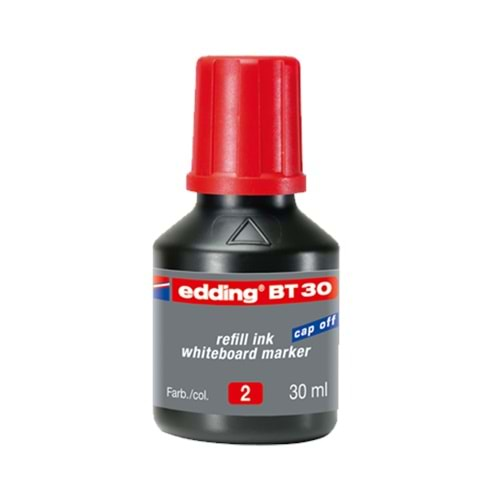 Edding Tahta Kalem Mürekkebi Damlalıklı 30 ML Kırmızı BT30