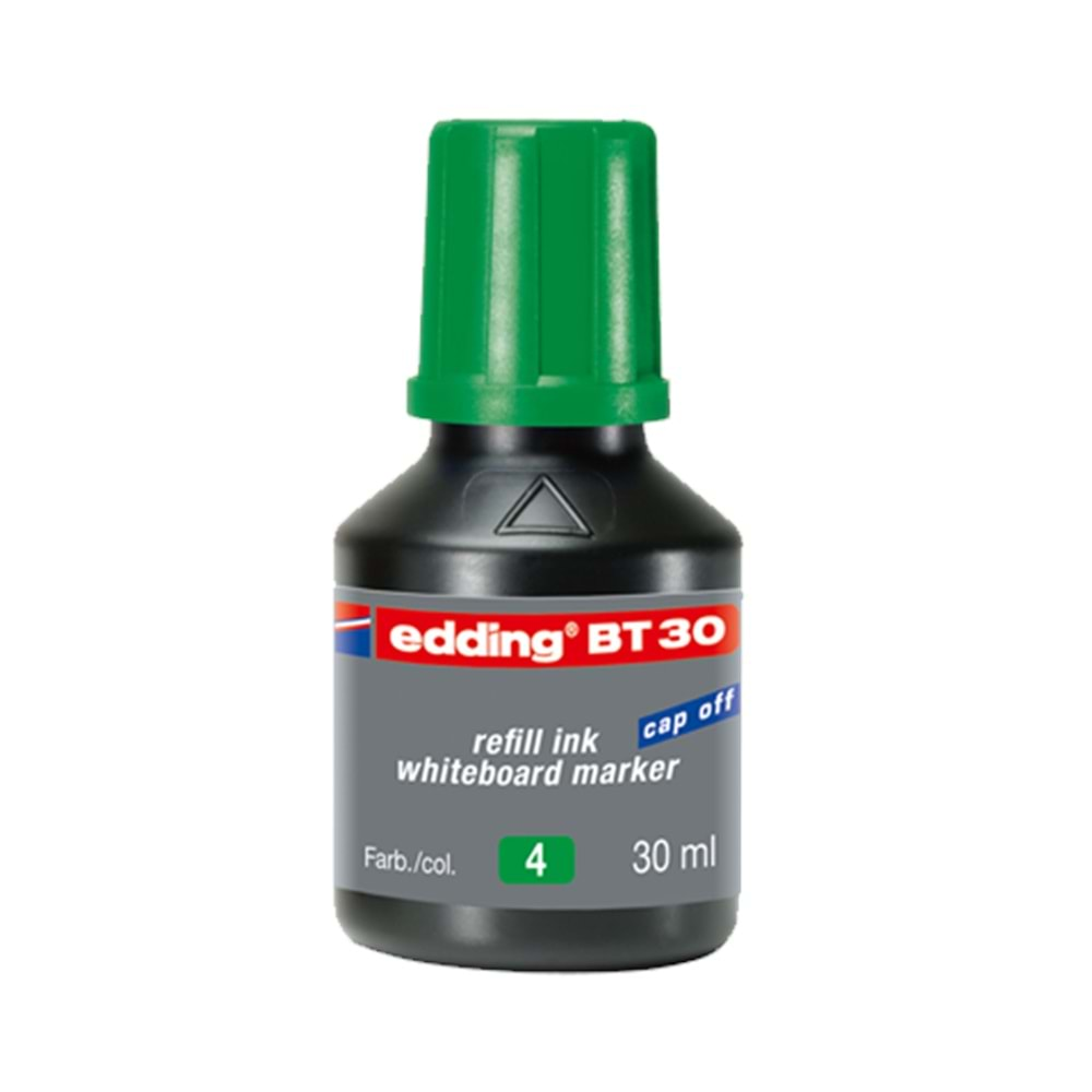 Edding Tahta Kalem Mürekkebi Damlalıklı 30 ML Yeşil BT30