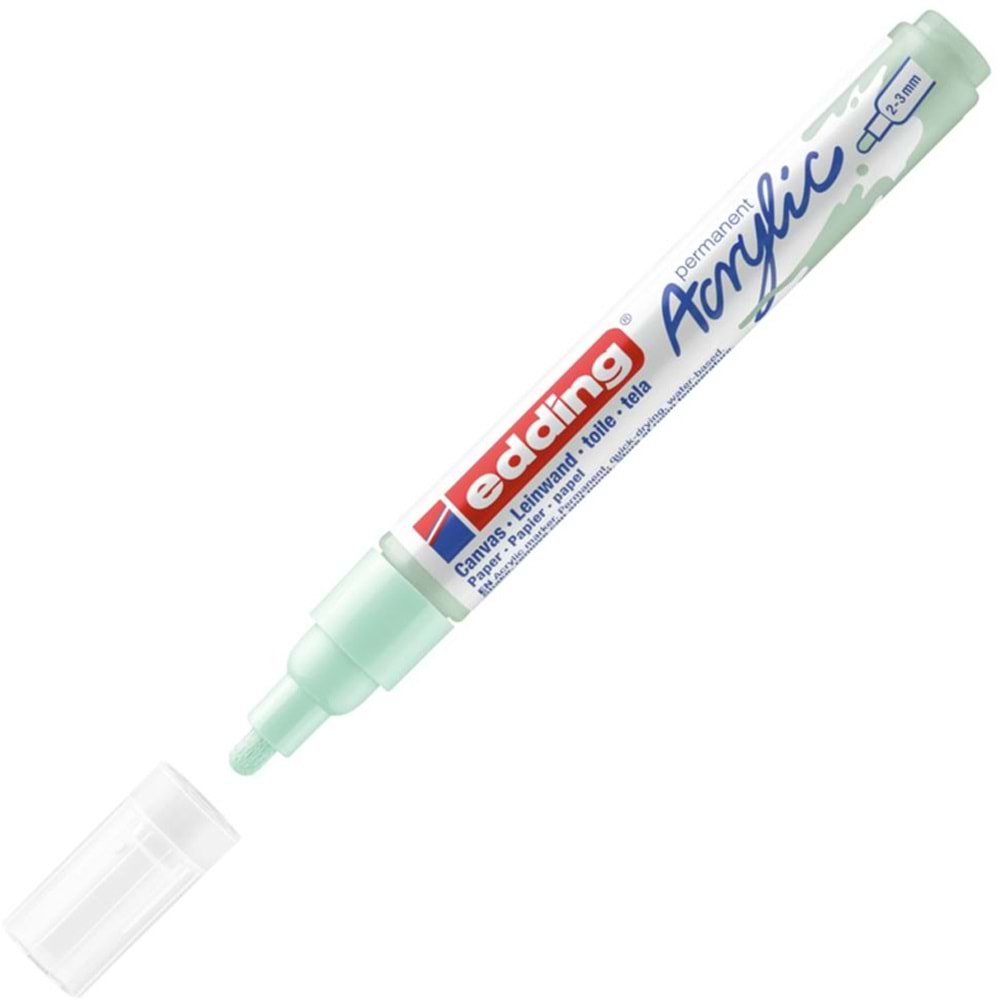 Edding Markör Akrilik Orta Uçlu 2-3 MM Su Yeşili 928 5100 (1 Adet)