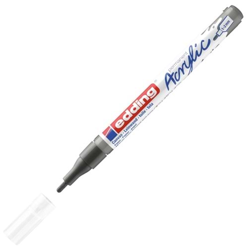 Edding Markör Akrilik İnce Uçlu 1-2 MM Antrasit 926 5300 (1 Adet)
