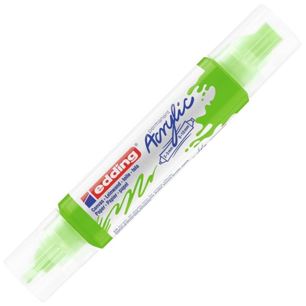 Edding Akrilik 3D Double Liner Sarı-Yeşil 927 5400 (1 Adet)