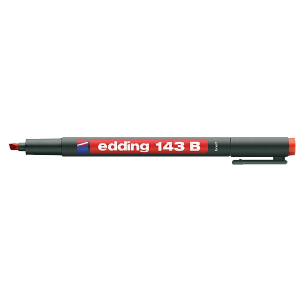 Edding Asetat Kalemi Permanent B Seri 1-3 mm Kırmızı 143 B (1 Adet)