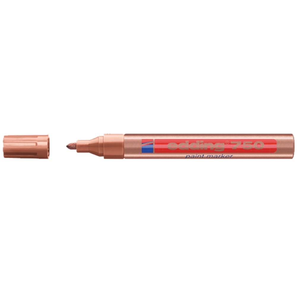 Edding Markör Dekor Boya Yuvarlak Uçlu 2-4 mm Bakır 750 (1 Adet)