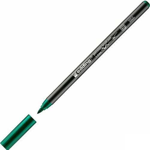 Edding Porselen Kalemi Fırça Uçlu 1-4 mm Yeşil 4200 (1 Adet)
