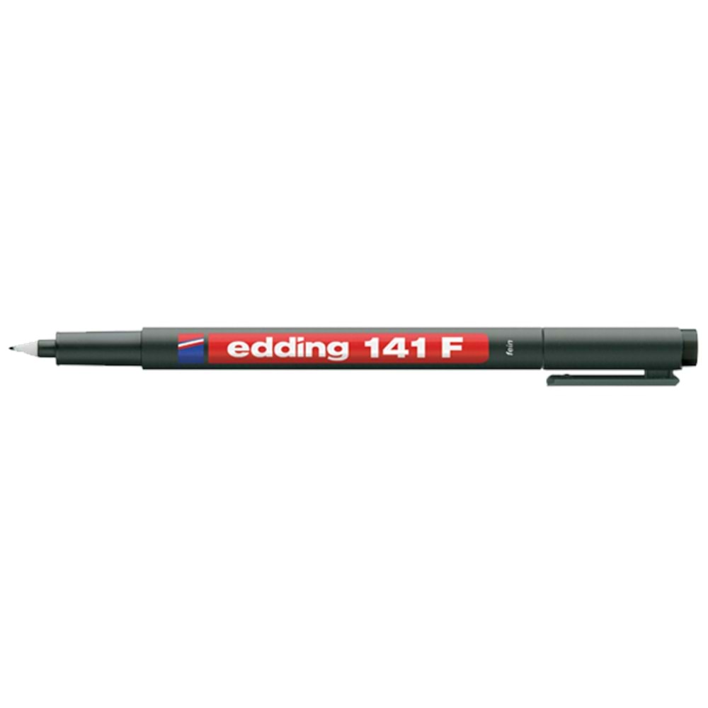 Edding Asetat Kalemi Permanent F Seri 0.6 MM Siyah 141F (1 Adet)
