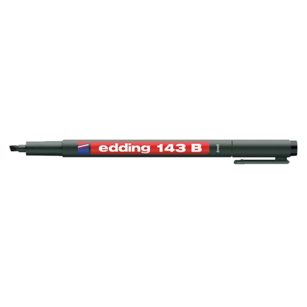 Edding Asetat Kalemi Permanent B Seri 1-3 MM Siyah 143 B (1 Adet)