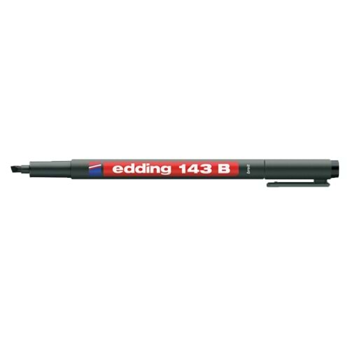 Edding Asetat Kalemi Permanent B Seri 1-3 MM Siyah 143 B (1 Adet)