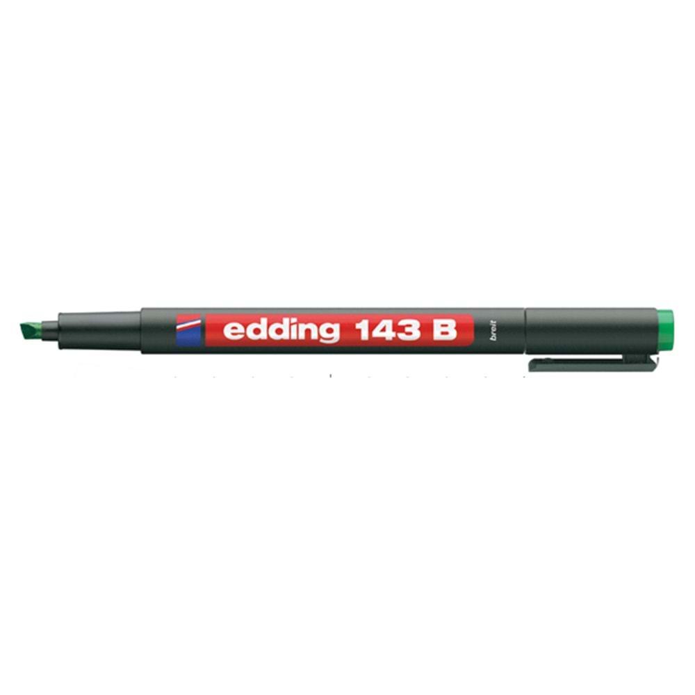 Edding Asetat Kalemi Permanent B Seri 1-3 mm Yeşil 143 B (1 Adet)