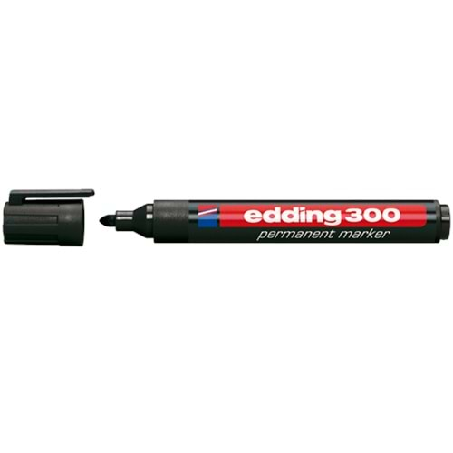 Edding Markör Permanent Yuvarlak Uçlu 1.5-3 MM Siyah 300