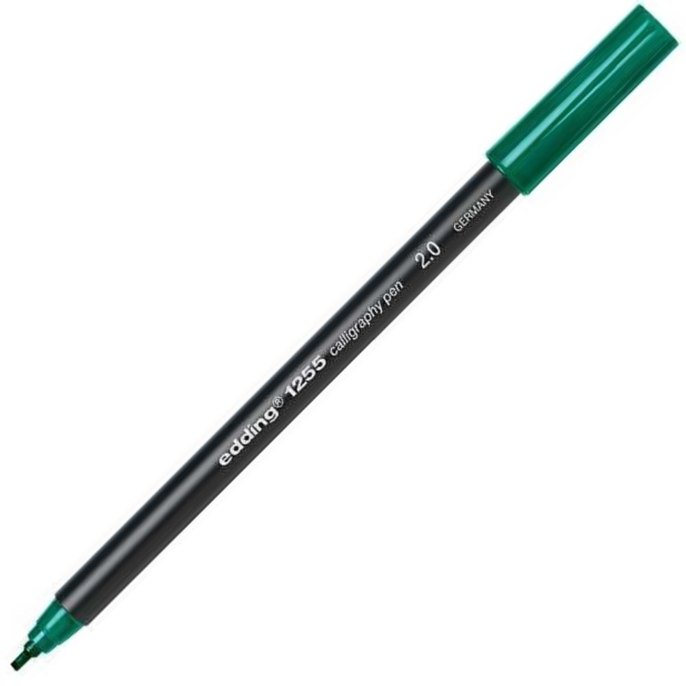 Edding Kaligrafi Kalemi Kesik Uçlu 2 mm Yeşil 1255 (1 Adet)