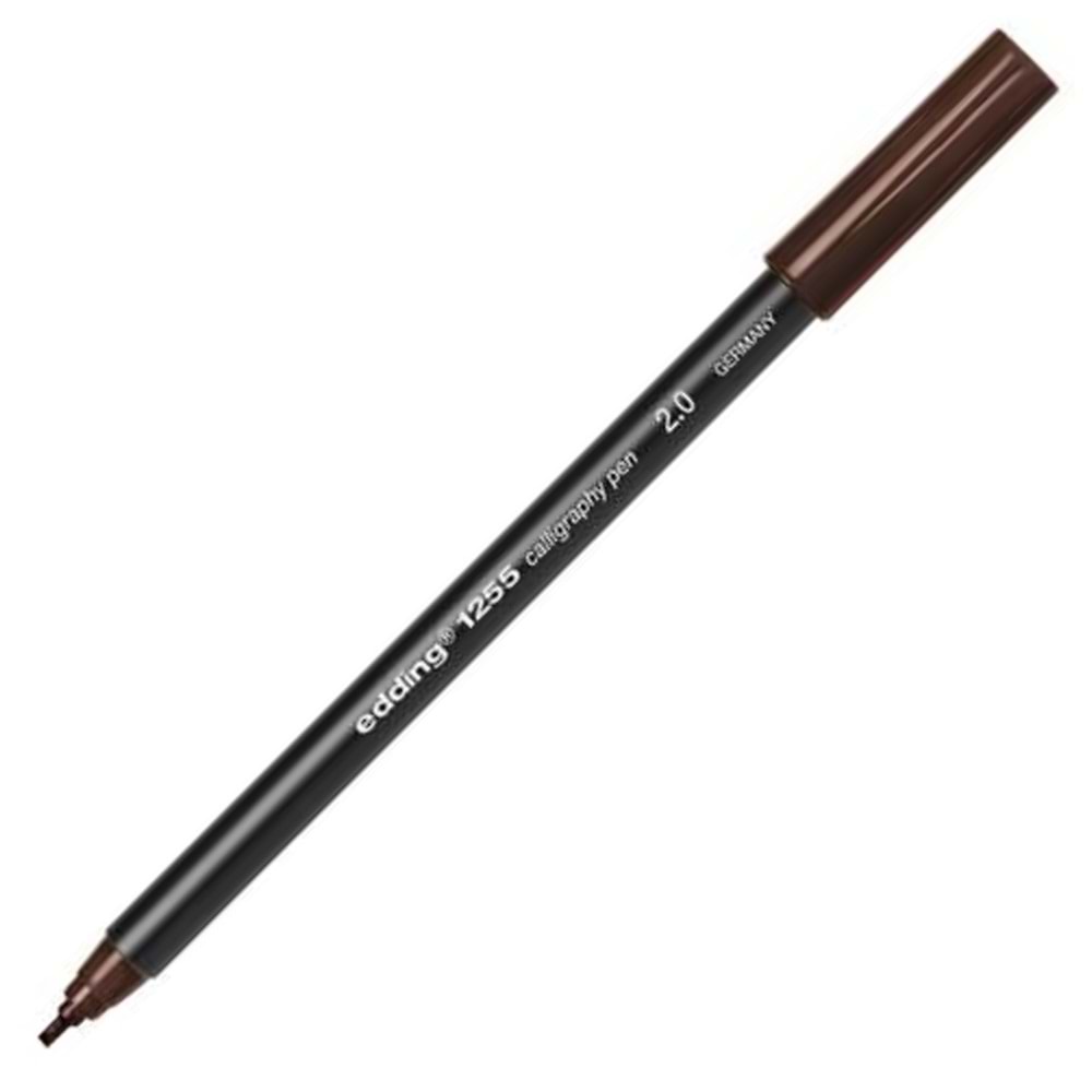 Edding Kaligrafi Kalemi Kesik Uçlu 2 mm Kahverengi 1255 (1 Adet)