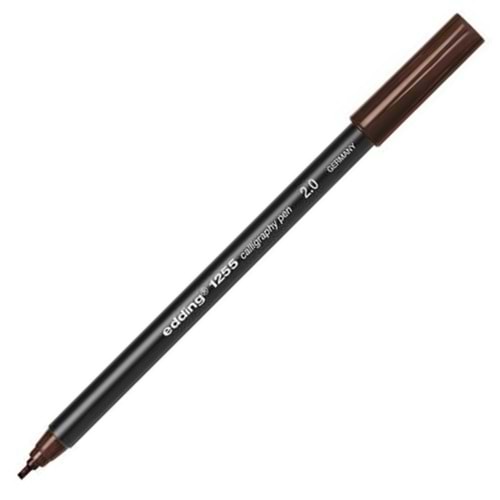 Edding Kaligrafi Kalemi Kesik Uçlu 2 mm Kahverengi 1255 (1 Adet)