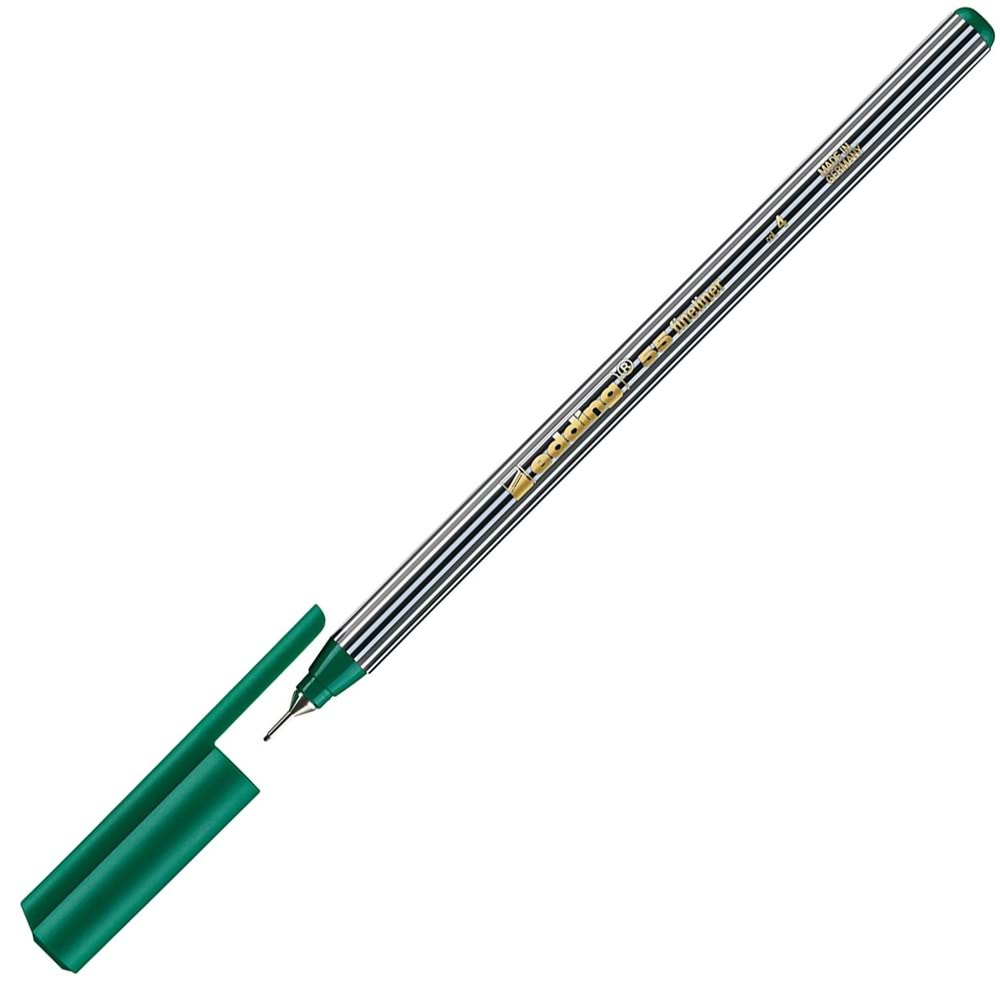 Edding İnce Uçlu Keçeli Kalem 0.4 MM Yeşil ED55 (1 Adet)