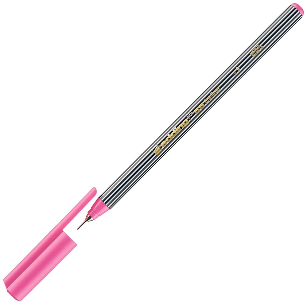 Edding İnce Uçlu Keçeli Kalem 0.4 MM Pembe 55 (1 Adet)