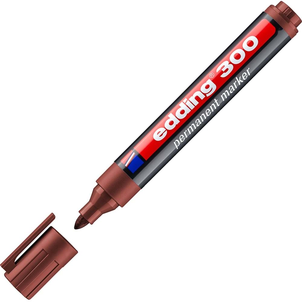 Edding Markör Permanent Yuvarlak Uçlu 1.5-3 MM Kahverengi 300 (1 Adet)