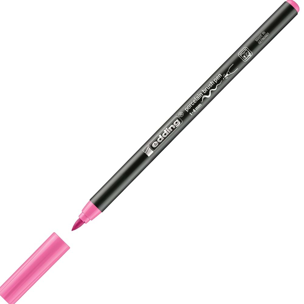 Edding Porselen Kalemi Fırça Uçlu 1-4 MM Pembe 4200 (1 Adet)