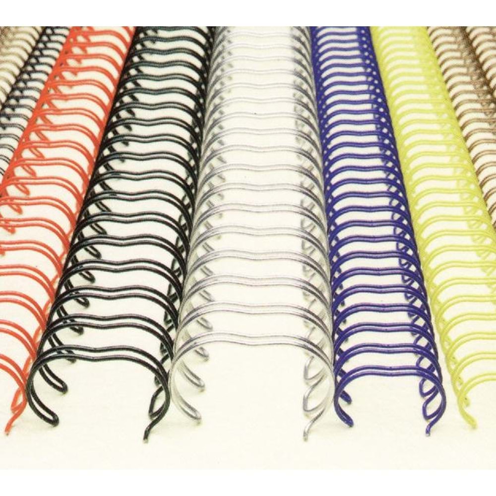 Mapiwire Spiral Tel 3:1 Aralık 90-120 Yaprak 9/16 Beyaz 210 07 00 (1 Adet)