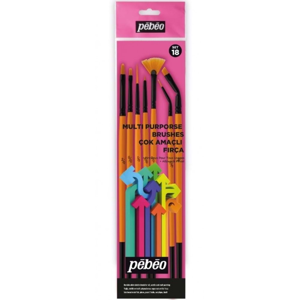 Pebeo Fırça Tezhip Ve Minyatür Seti 7 Li