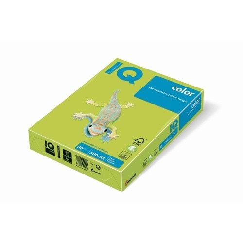 Mondi IQ Color Renkli Fotokopi Kağıdı A4 80 GR Fosforlu Yeşil