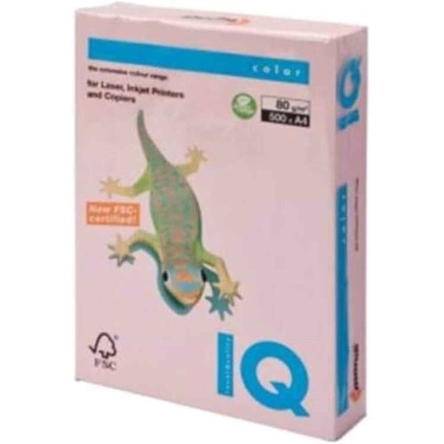 Mondi IQ Color Renkli Fotokopi Kağıdı A4 80 GR 500 LÜ Gül