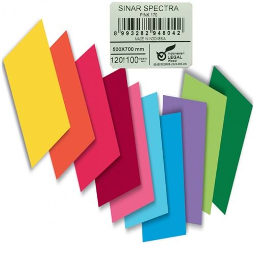 Sınar Fon Kartonu 50x70 120 GR Pembe 170 (1 Adet)