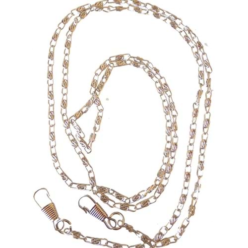 Çanta Aksesuar Gümüş Renk İnce Çanta Zinciri (120 Cm )