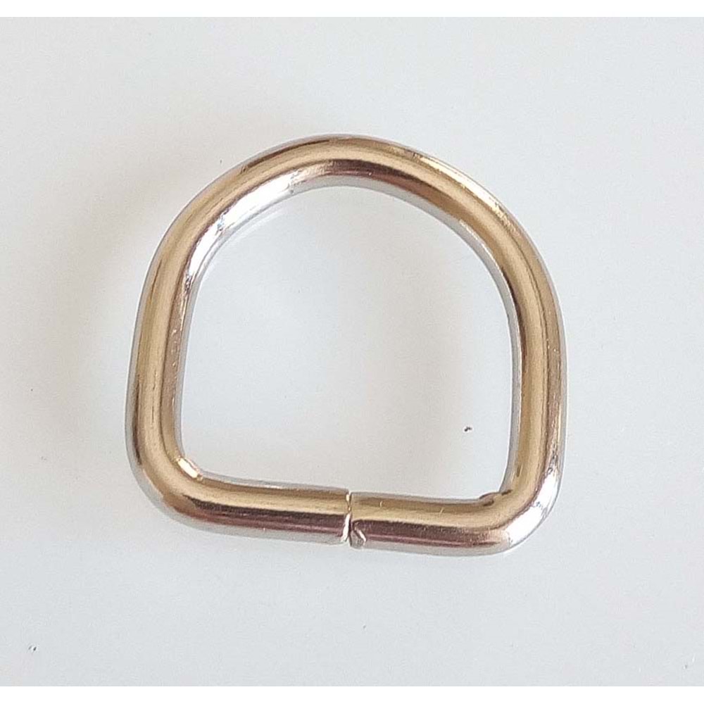 Çanta Aksesuar Gümüş D Halka 2Cm Lik 1 Adet