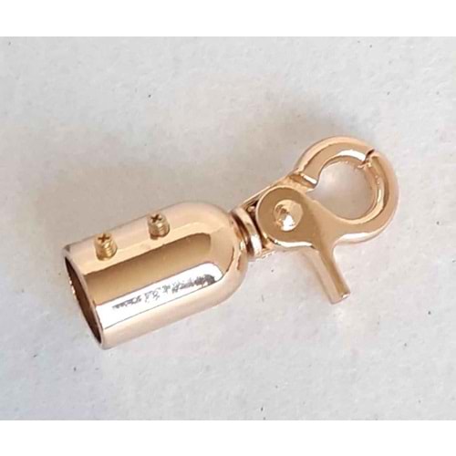 Çanta Aksesuar Light Gold Renk Kancalı Kovan 1 Adet