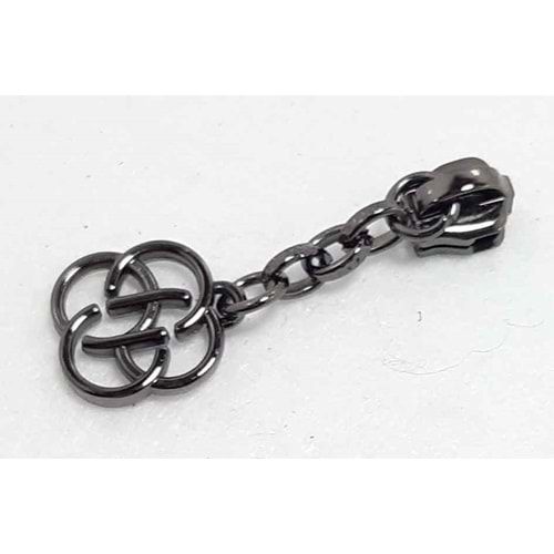 Çanta Aksesuar Füme Fermuar Başı