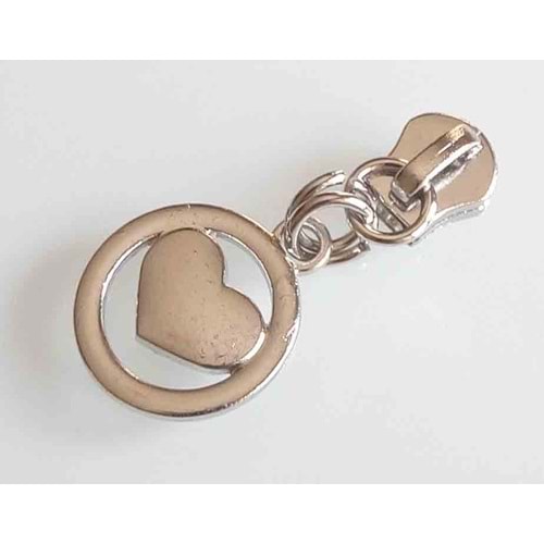 Çanta Aksesuar Gümüş Fermuar Başı