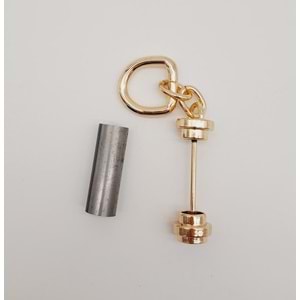 Çanta Aksesuar Light Gold, Rulo Kulpluk