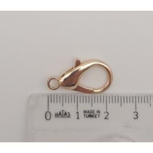 Çanta Aksesuar 2.3 Cm Light Gold Zincir Uç Kancası 1 Adet