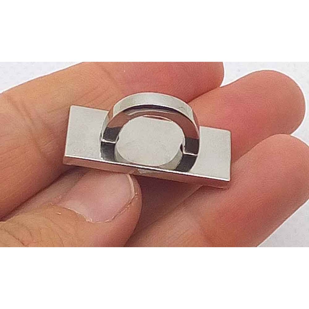 Çanta Aksesuar Gümüş Renk 3X1.2 Cm Köprü Aparatı