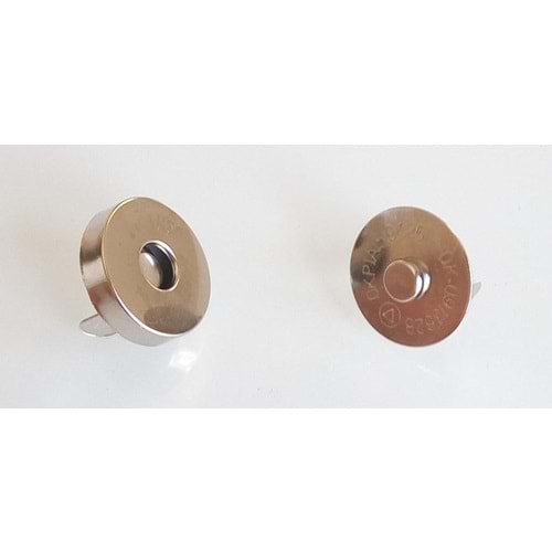 Çanta Aksesuar Gümüş Renk Mıknatıslı Çıtçıt