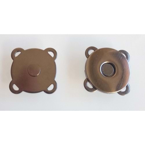 Çanta Aksesuar Füme Dikilebilir Mıknatıslı Çıtçıt