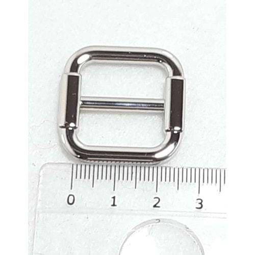 Çanta Aksesuar Gümüş Renk 2X2 Cm Ayarlama Aparatı .