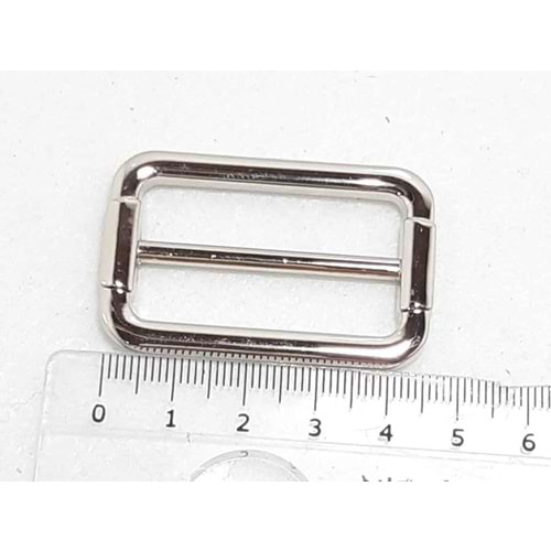 Çanta Aksesuar Gümüş Renk 4X2 Cm Ayarlama Aparatı .