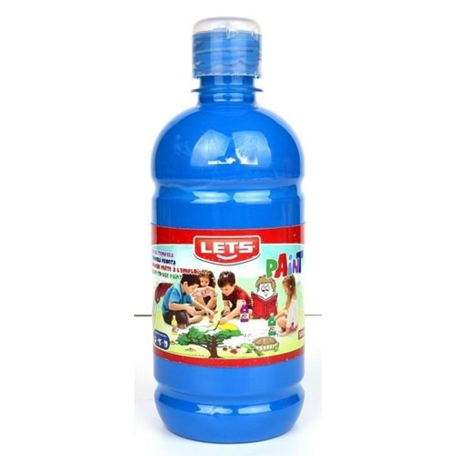 Lets Guaj Boya 500 ML Plastik Mavi L-5106