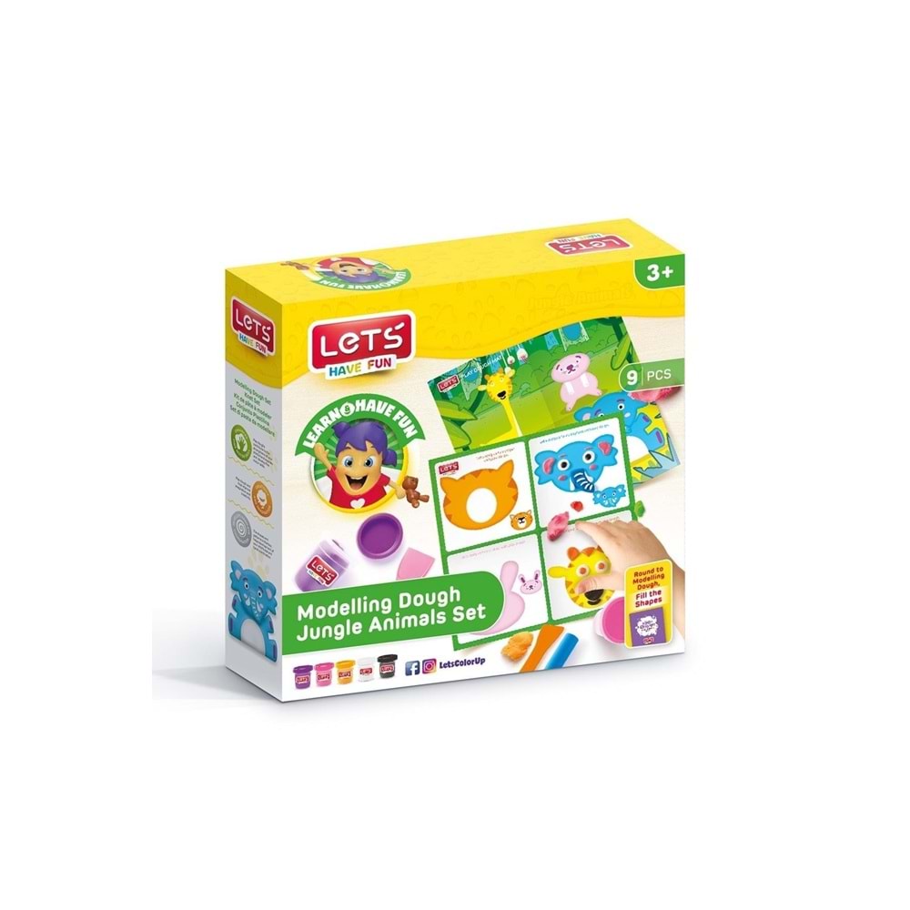Lets Oyun Hamuru Orman Hayvanları Seti 9 Parça L9011