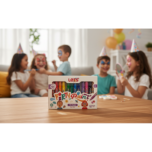 Lets Yüz Boyası 12 Renk Party Paint L06001