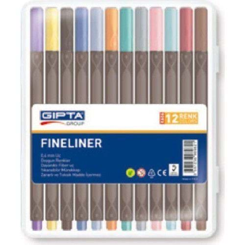 Gıpta Fineliner 0.4 MM Üçgen 12 Renk K606