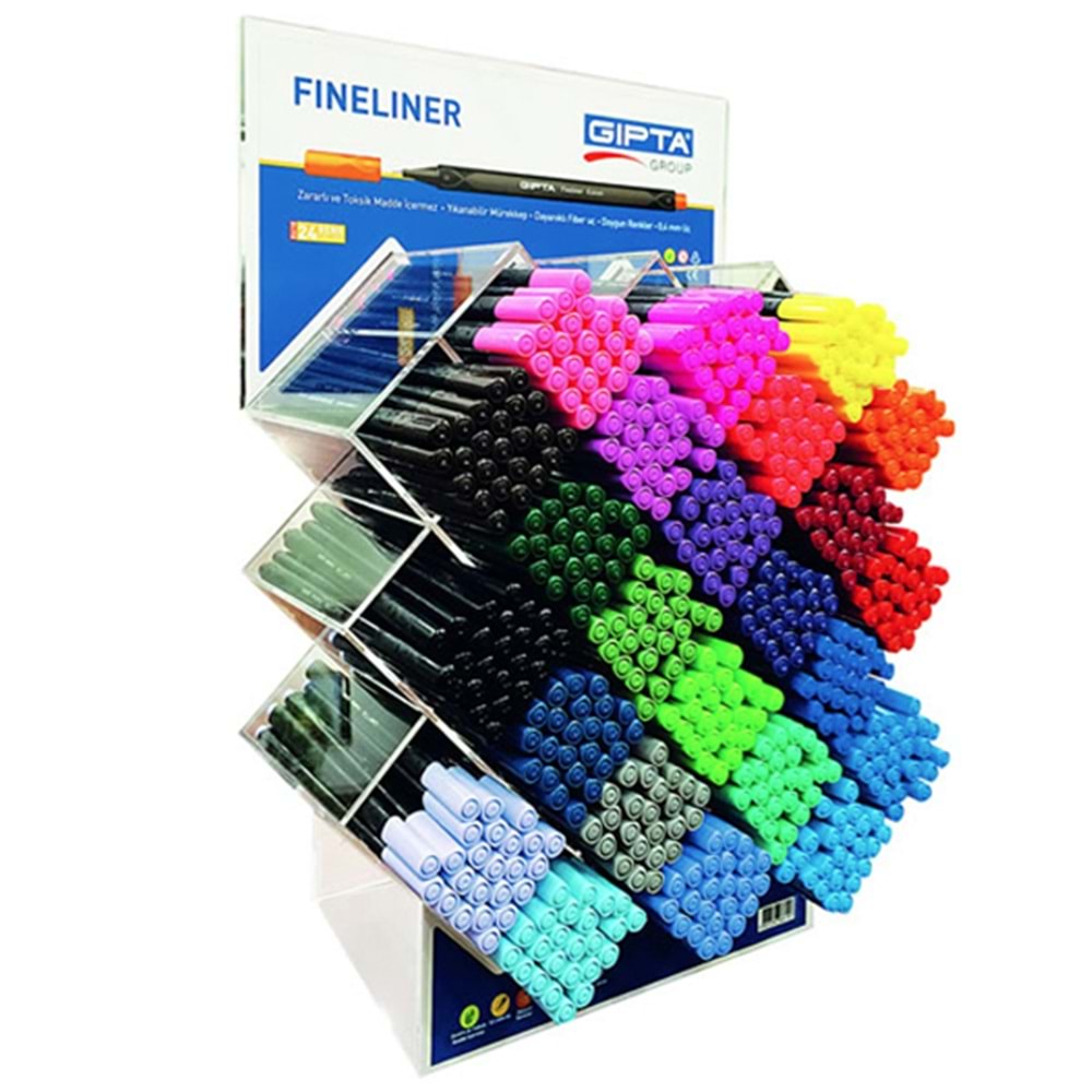 Gıpta Fineliner 0.4 mm Üçgen K610000 (1 Adet)