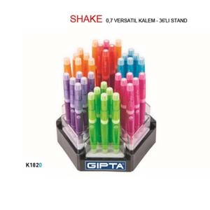 Gıpta Versatil Kalem Shake 0.7 mm Renkli K1820 (1 Adet)