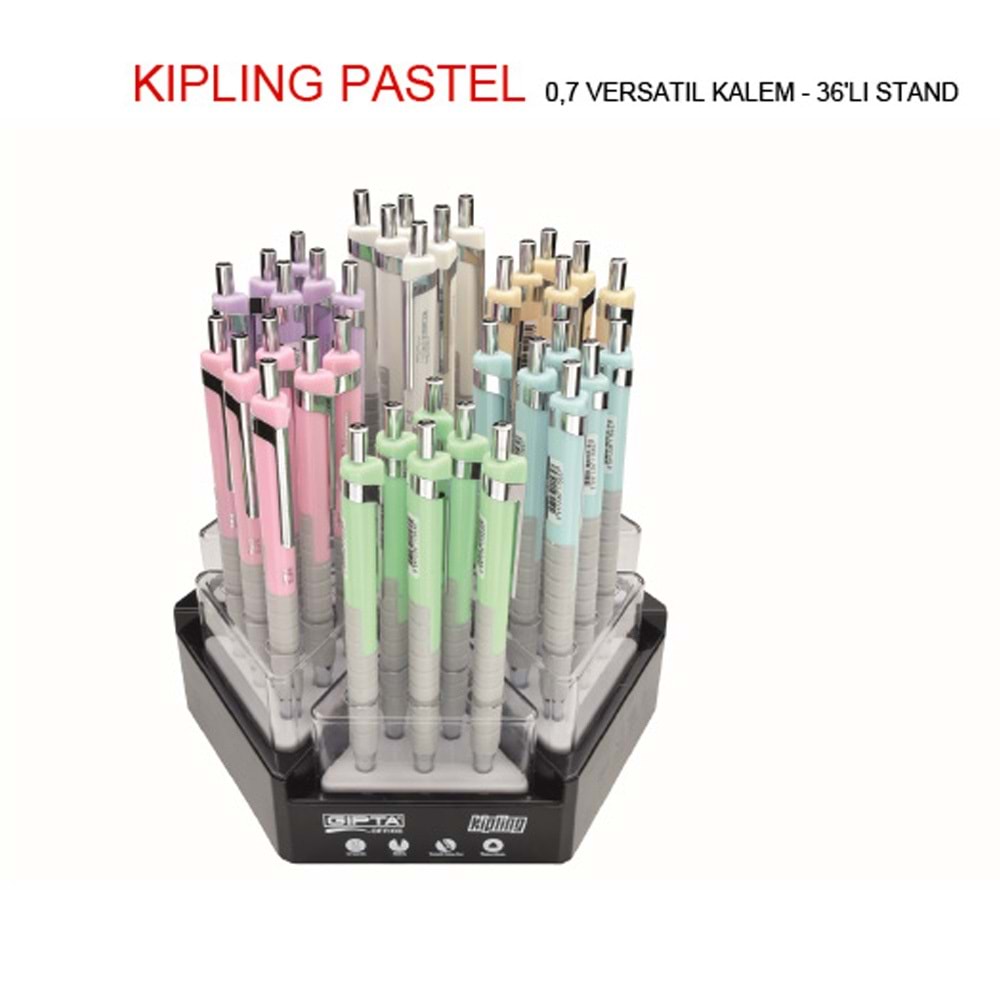 Gıpta Versatil Kalem Kıplıng 0.7 mm Pastel Renk K1850 (1 Adet)