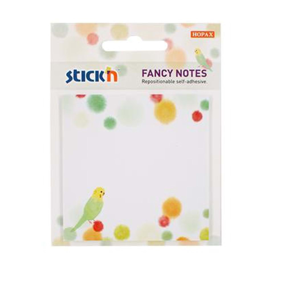 Hopax Stıckn Yapışkanlı Not Kağıdı Fancy 5.Seri 30 YP 76x76 21732