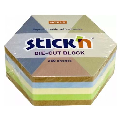 Gıpta Stıckn 61x67 Kraft Altıgen Ypşkn Notblok250y