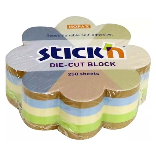 Gıpta Stıckn 67x67 Kraft Çiçek Yapışkan Notblok 250 YP 21834