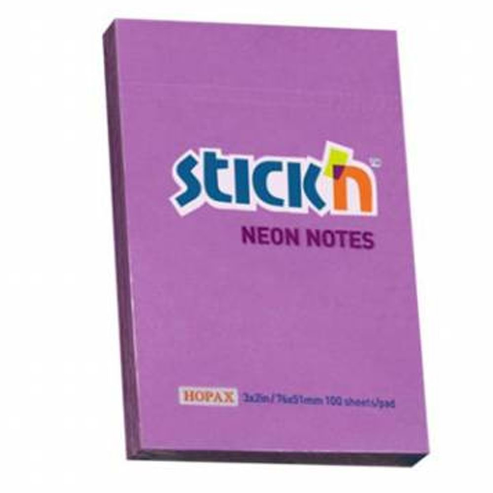 Gıpta Stıckn Yapışkanlı Not Kağıdı 76x51 Neon Mor 100 YP 21208