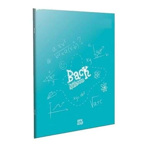 Gıpta Back Tel Dikiş Plastik Kapak Defter A4 80 YP Kareli 4985